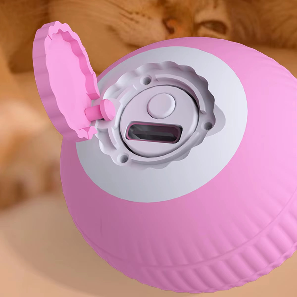 Cat Toy Ball, Cat Toy Ball Smart Cat Toy Automatic Rolling Ball, Self-Rolling Ball Cat Toy, Interactive Cat Toy,