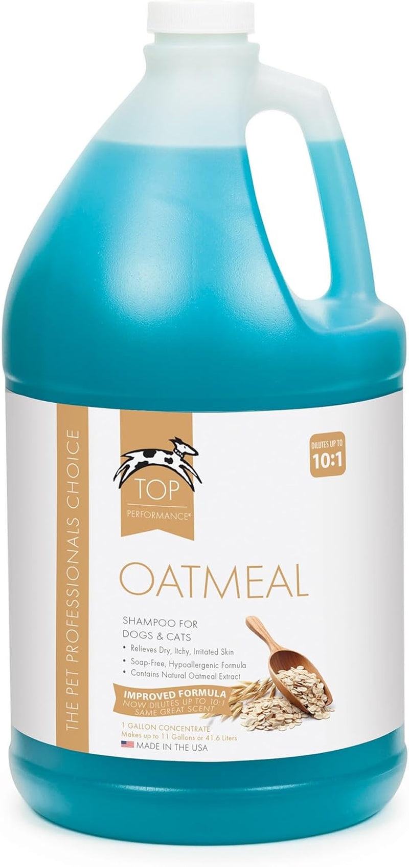 Oatmeal Dog and Cat Shampoo, 1-Gallon