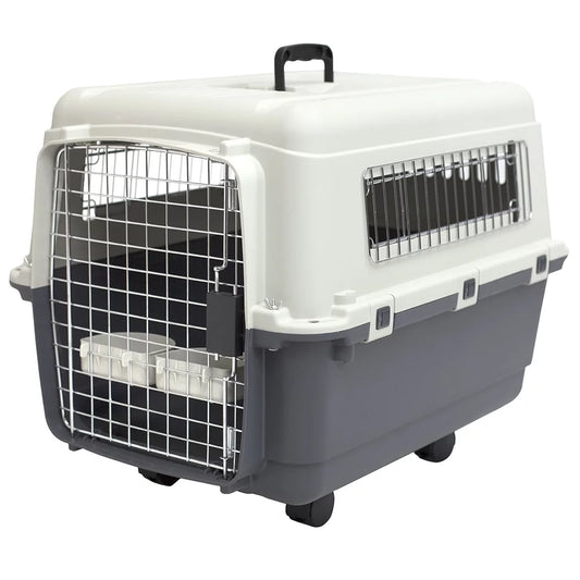 Plastic Dog IATA Airline Approved Kennel Carrier, Medium, 1 Piece