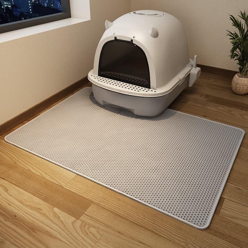 Double Litter Mat, Waterproof and Impermeable, Washable and Easy to Clean, No Longer Worry about Litter Splashing, Valentine'S Day Gift