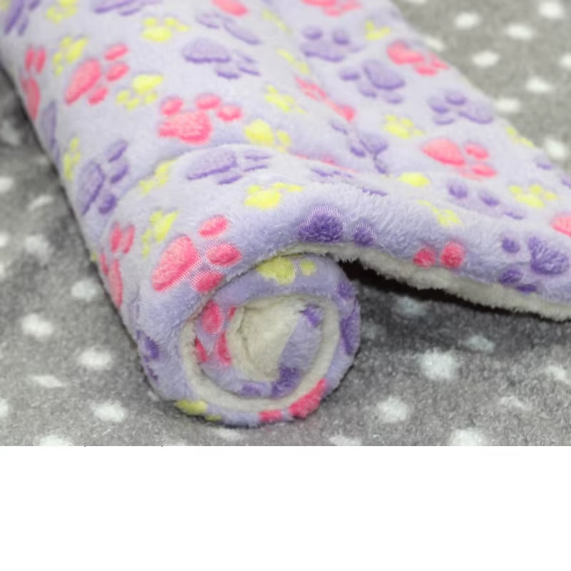 Large Size Flannel Dog Bed Thicken Cat Bed Sleeping Mat Dog Mat Blanket for Puppy Kitten Dog Bed Rug for Small Medium Large Dog